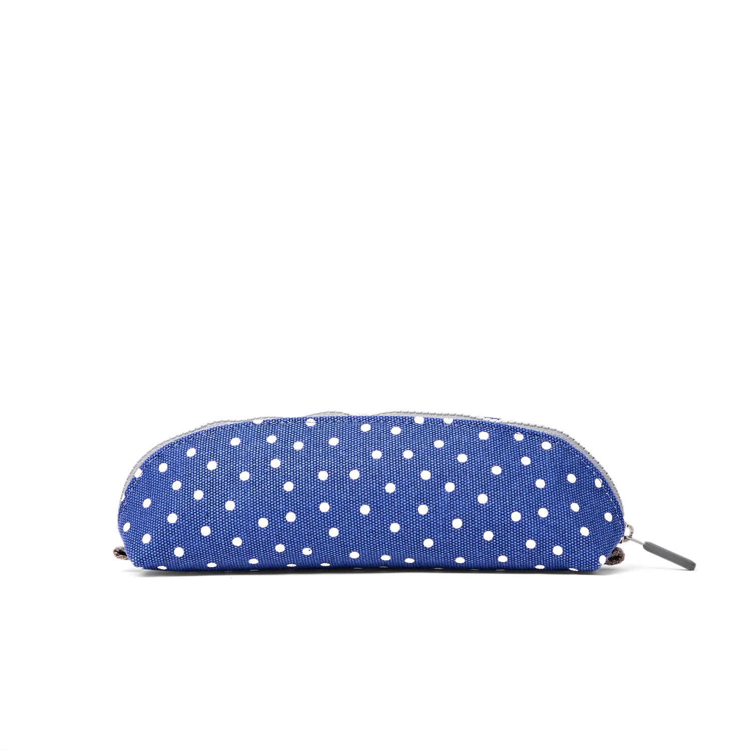 Roka London Tate Small pung Navy Polka bomuldslærred