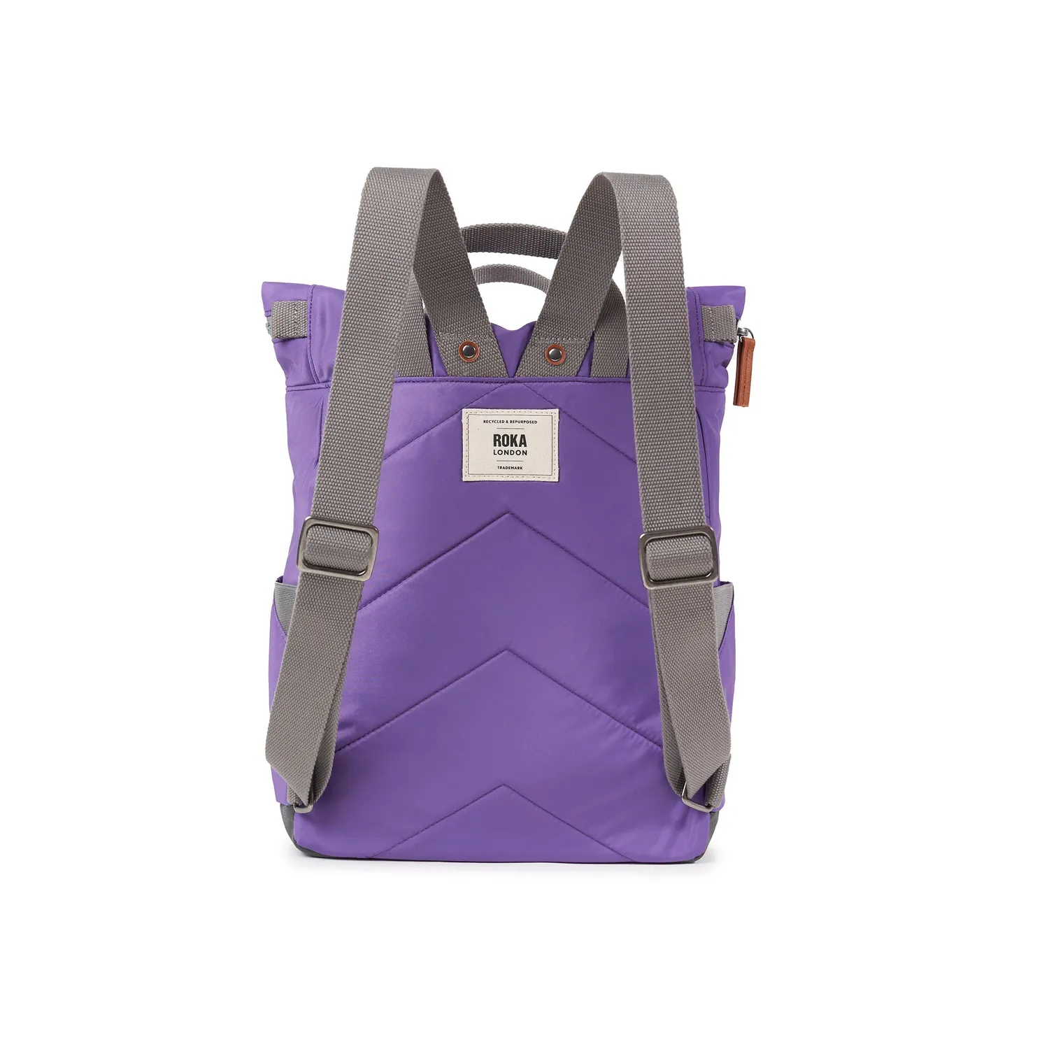 Roka London Canfield roll top rygsæk small fresh purple