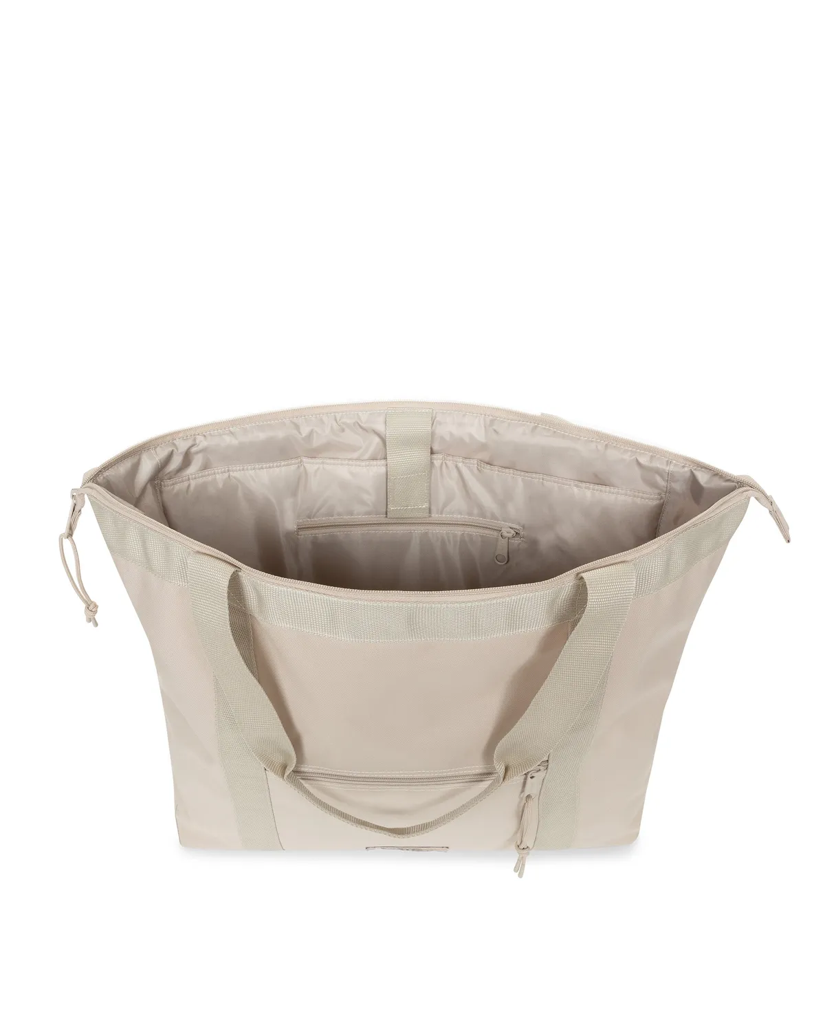 Eastpak Travel Tote skuldertaske Large beige – laptop 16"