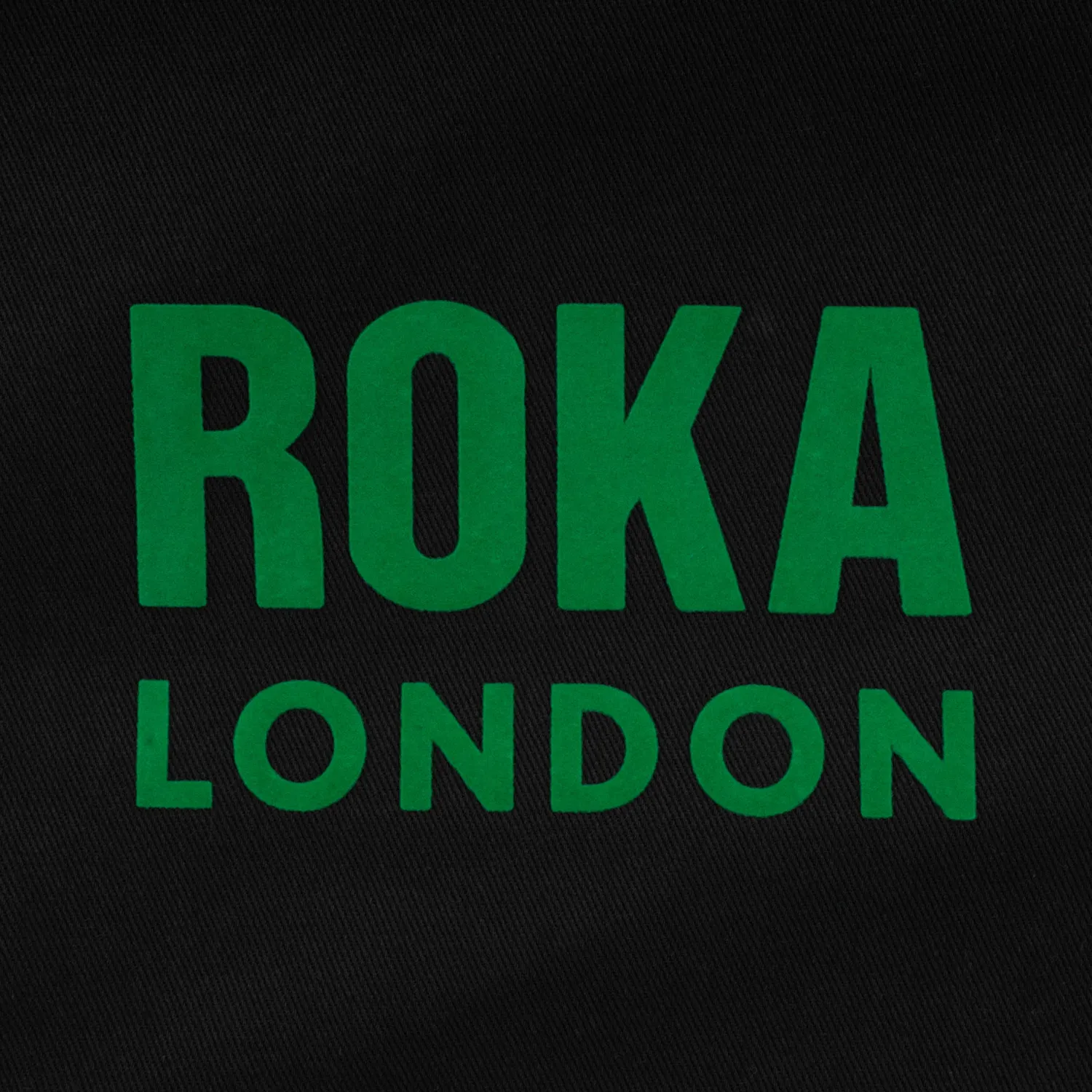 Roka London Notting Hill mulepose small sort bomuldscanvas