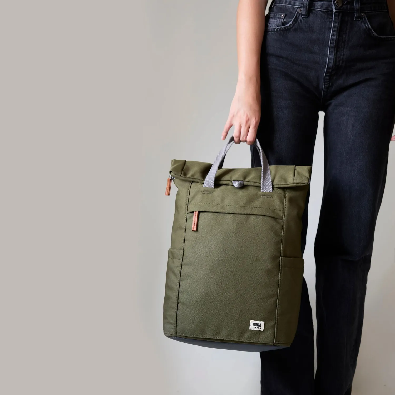 Roka London Finchley Moss rygsæk medium 16,4 liter