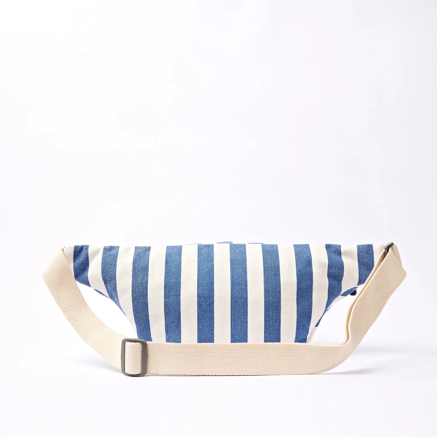 Roka London Mill Hill Small bæltetaske denim stripe
