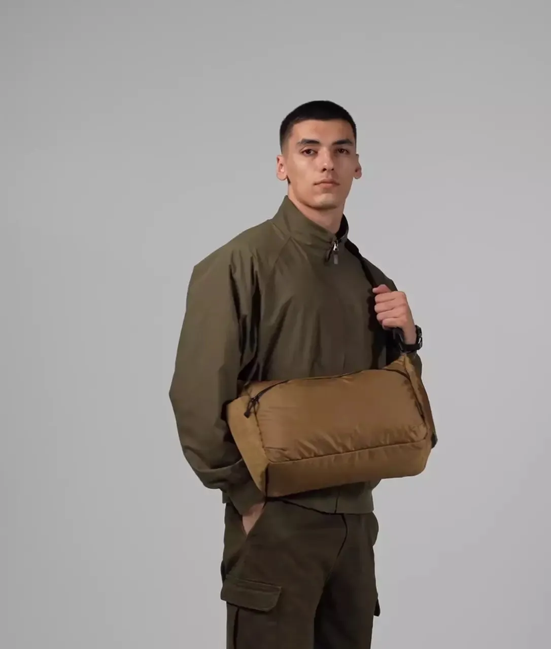 Alpaka Flight Satchel skuldertaske coyote brown EPX400