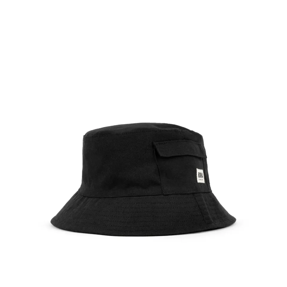 Roka London Hatfield bøllehat Black sort One Size