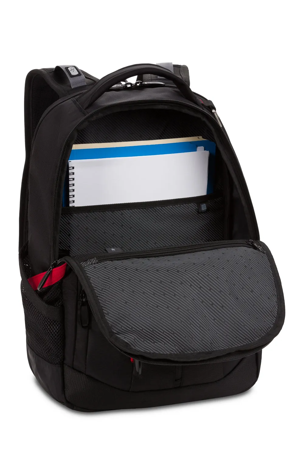 Swissgear 3906 rygsæk sort/rød laptoprum