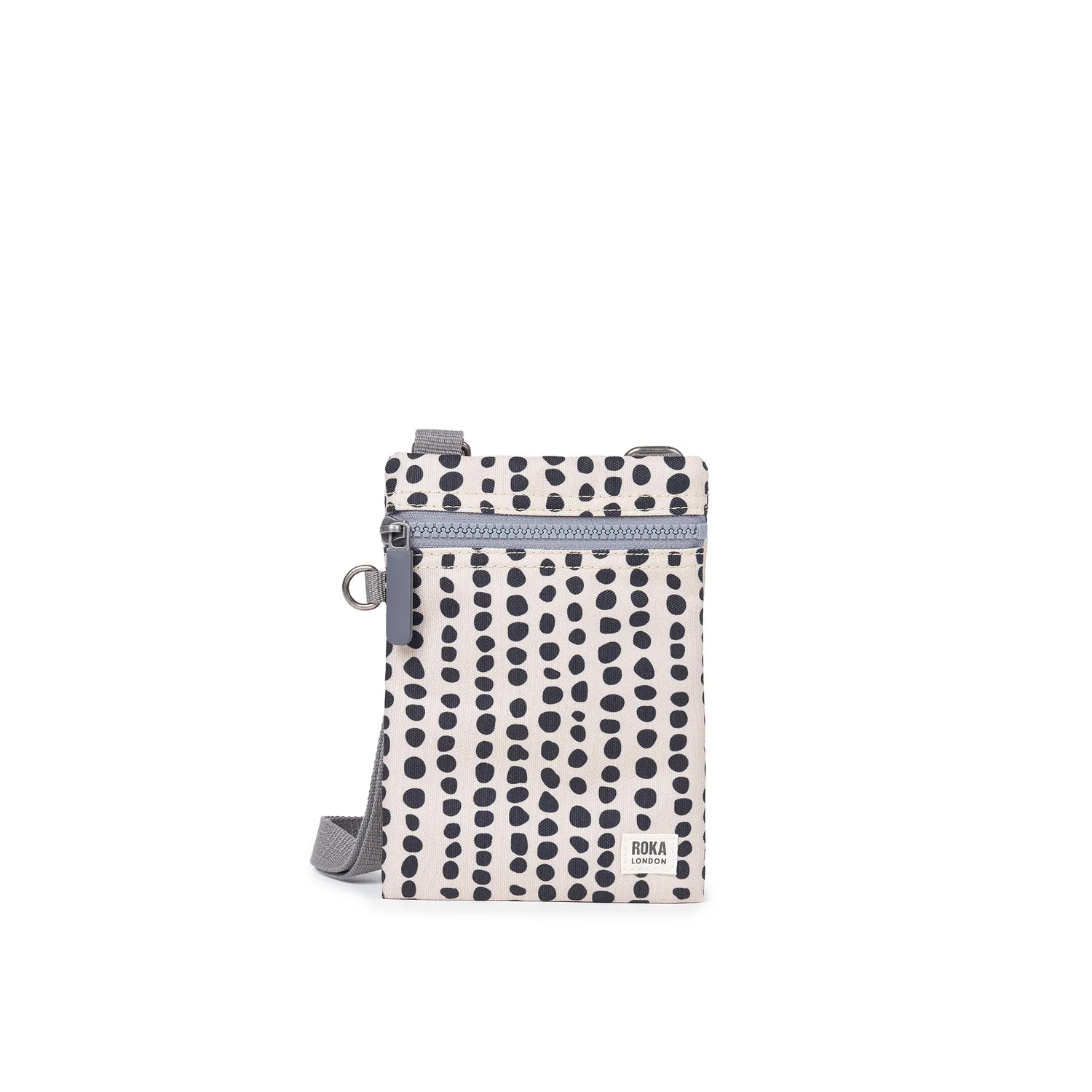 Roka London Chelsea Pocket Sling crossbody taske Linear Dot XS vandafvisende