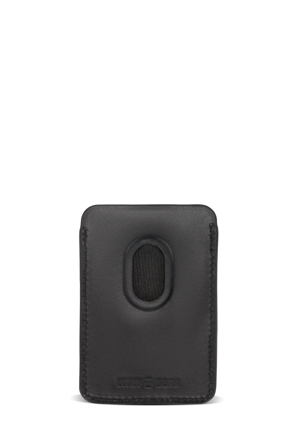 Swissgear Snapp MagSafe kortholder sort læder RFID