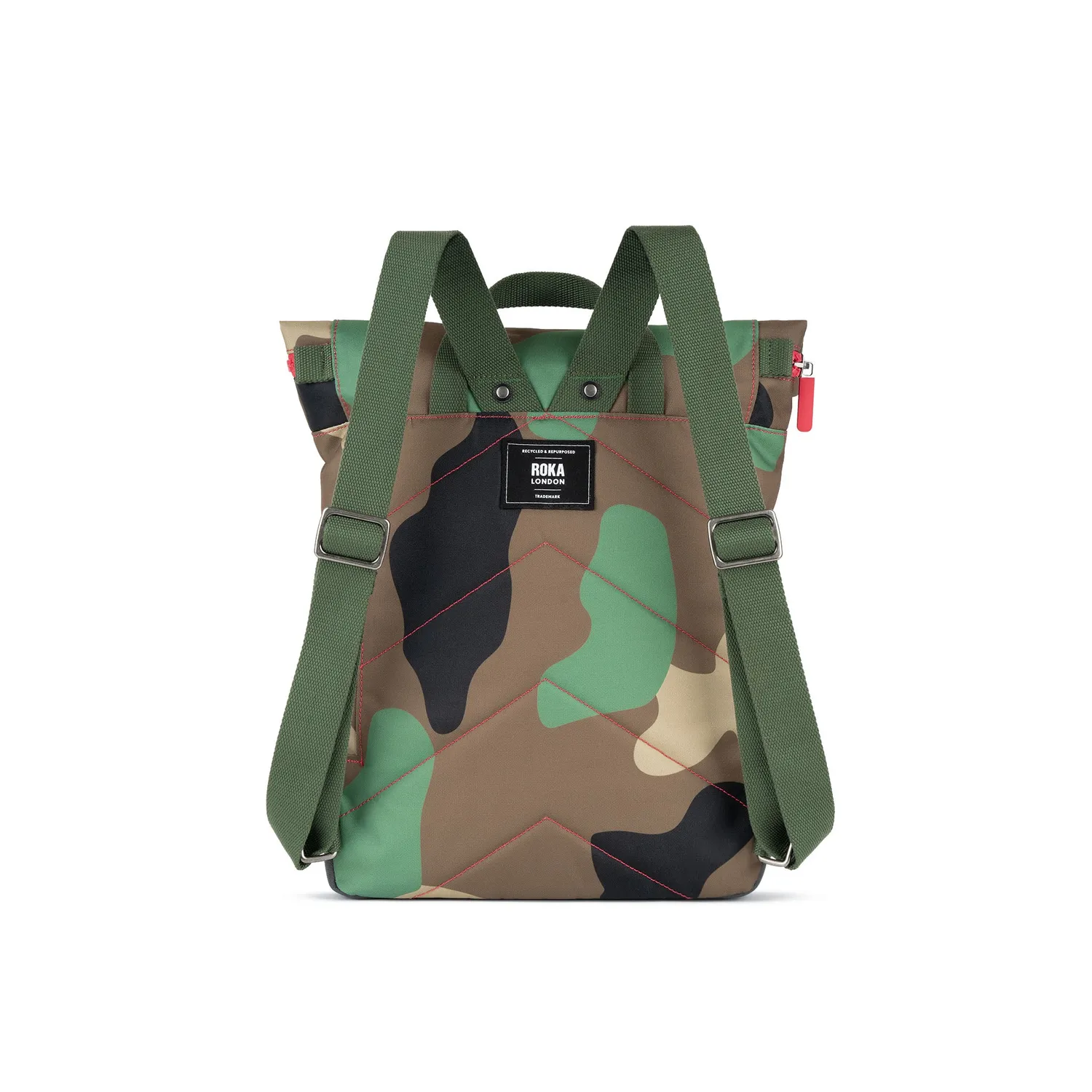 Roka London Canfield Roll Top rygsæk Vintage Camo vejrbestandig