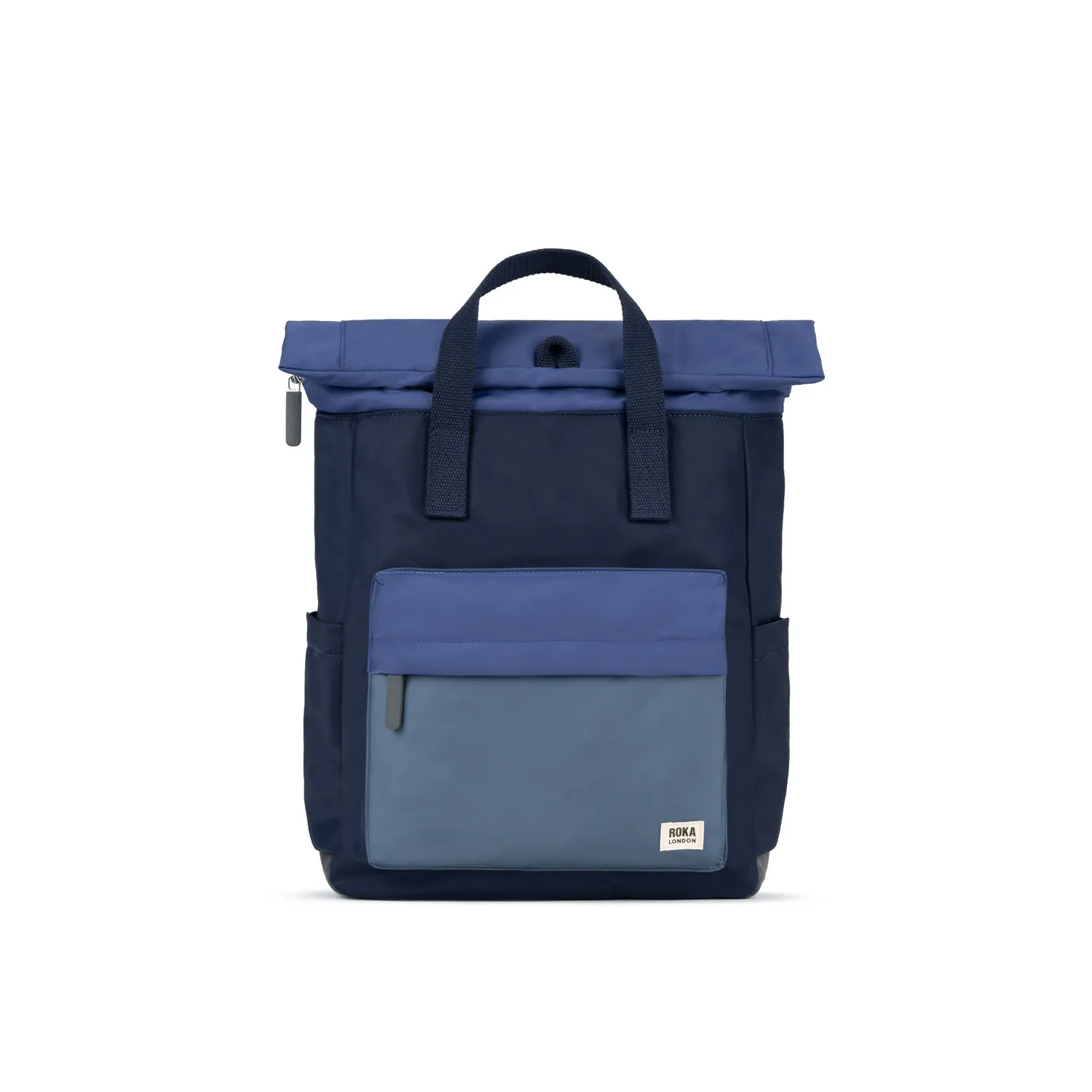 Roka London Canfield roll top rygsæk indigo medium vandtæt