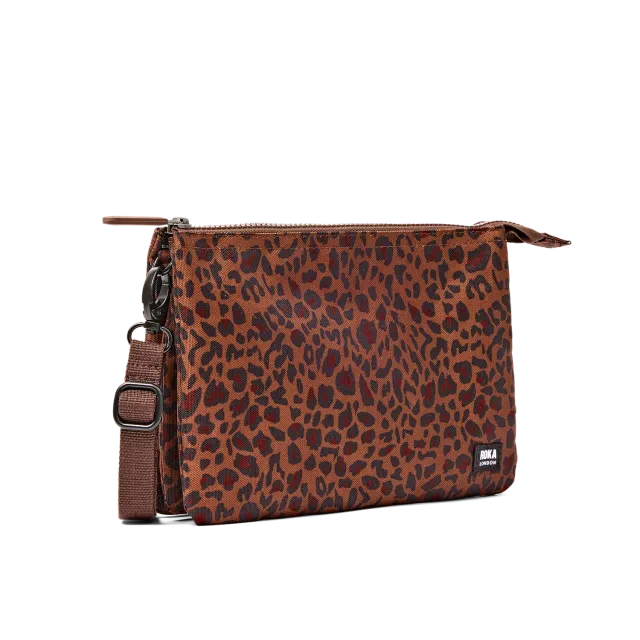 Roka London Carnaby XL crossbody Mini Leopard 0,5 liter