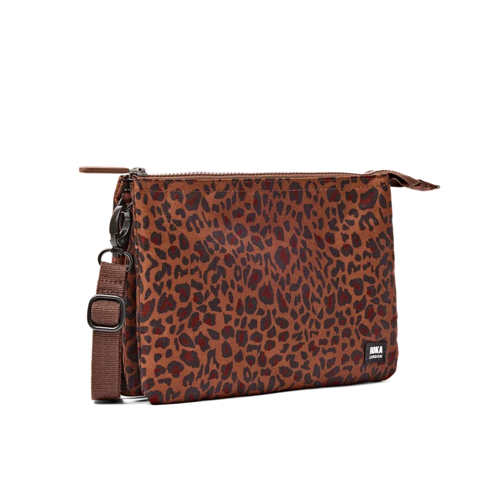 Roka London Carnaby XL crossbody Mini Leopard 0,5 liter