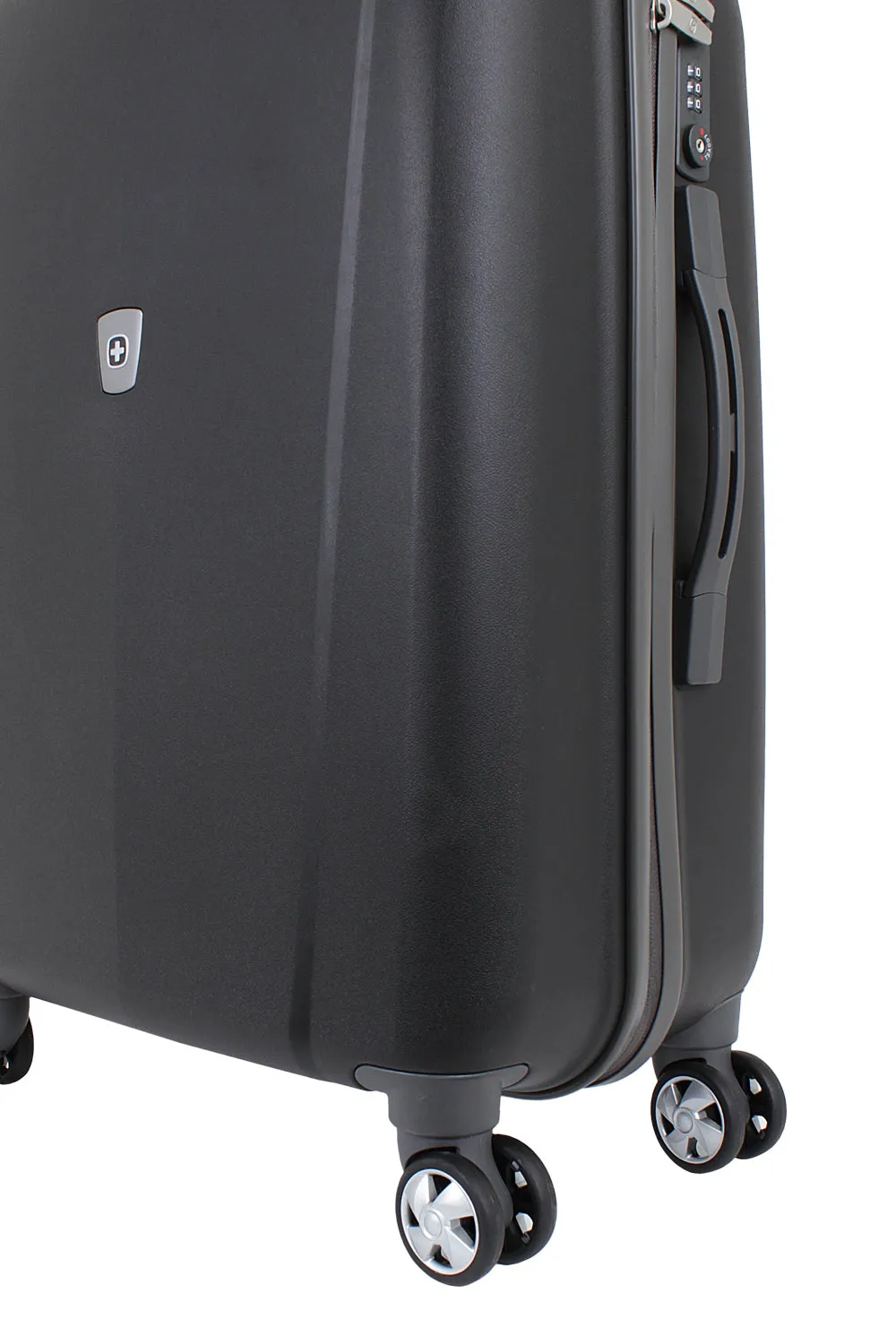 Swissgear 6150 Medium Checked Spinner kuffert Black hård