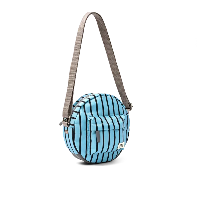 Roka London Paddington crossbody taske Blue Stripe Small