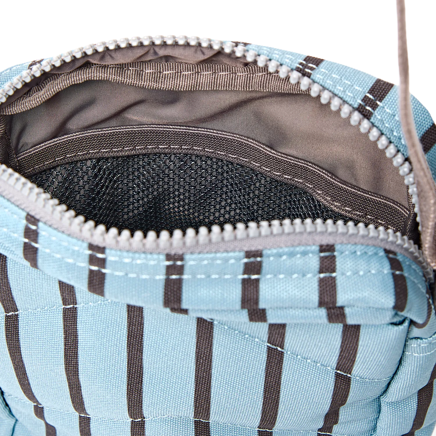 Roka London Bond crossbody taske Small blåstribet 1,5 liter