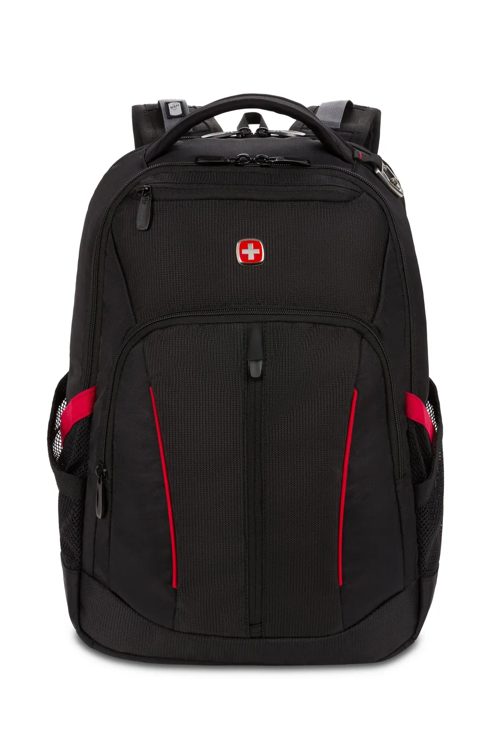 Swissgear 3906 rygsæk sort/rød laptoprum