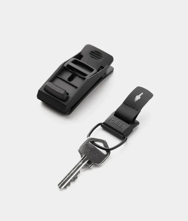 Alpaka HUB Keychain nøglering sort til 8 nøgler