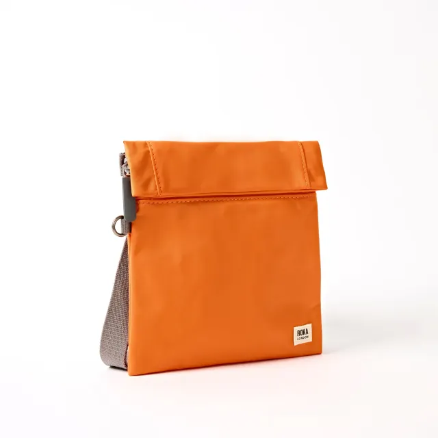 Roka London Stratford crossbody taske Jaffa Orange Small let