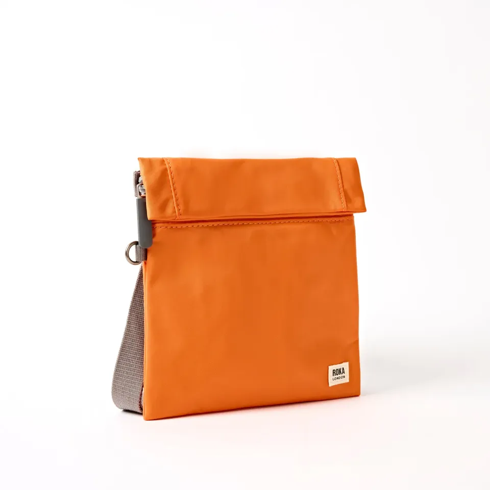 Roka London Stratford crossbody taske Jaffa Orange Small let