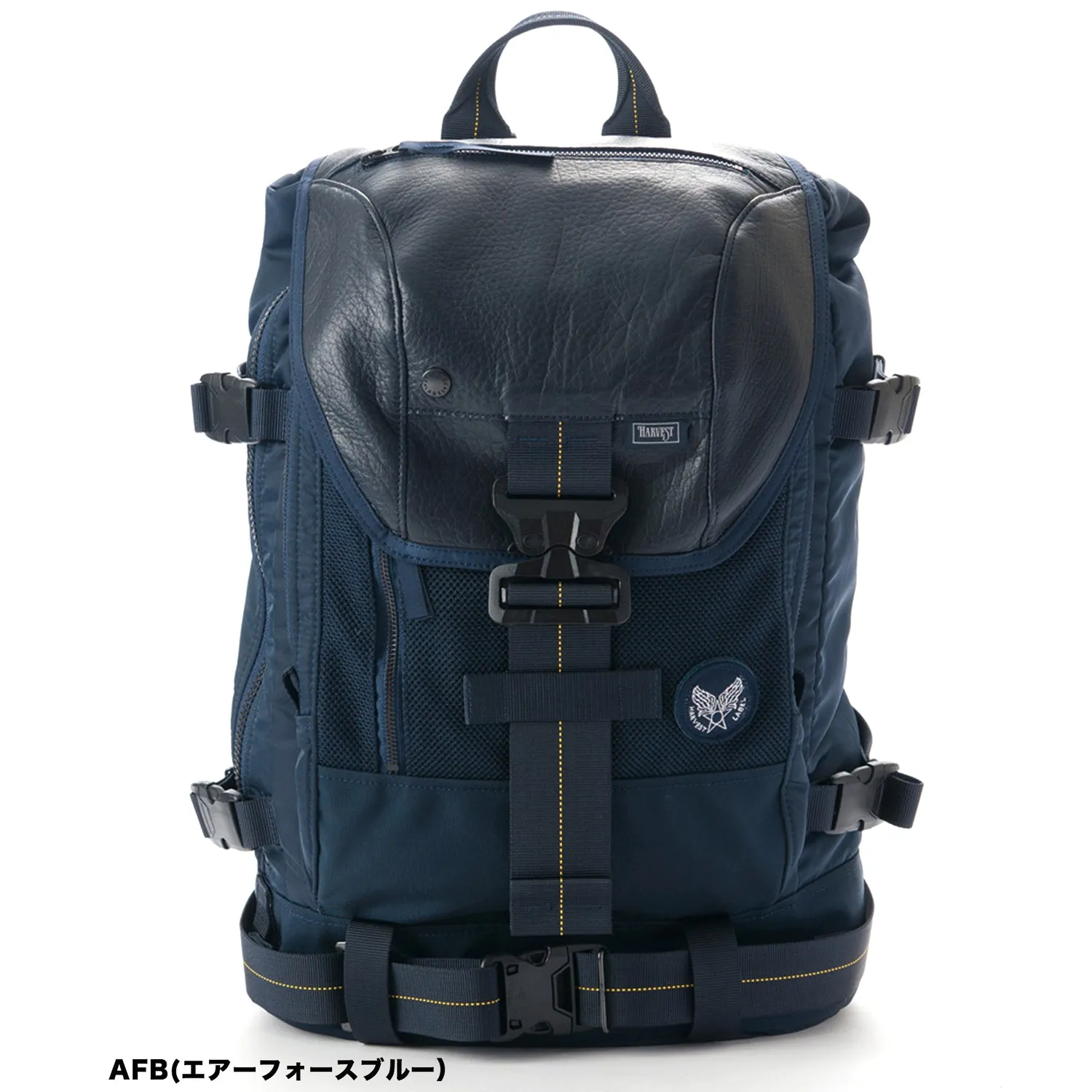 Harvest Label Custom HC-0107 rygsæk sort flap