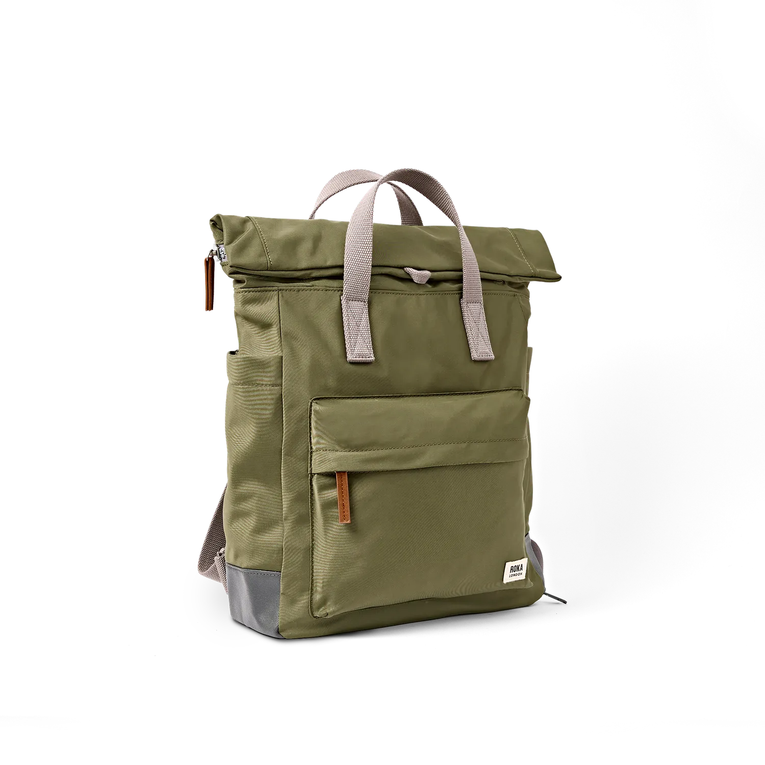Roka London Bayswater rygsæk chive paraplylomme