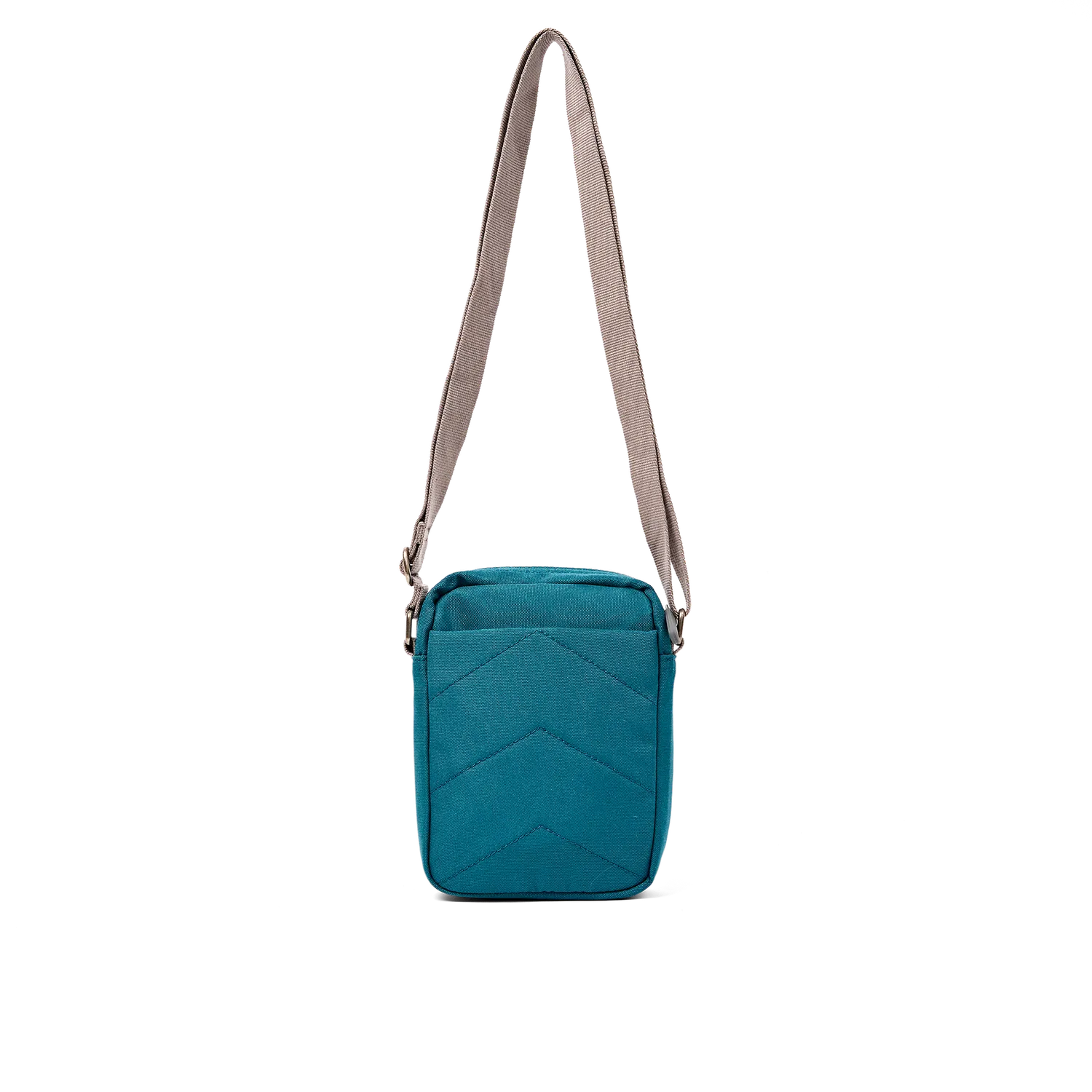 Roka London Bond Pocket crossbody taske Deep Teal Small