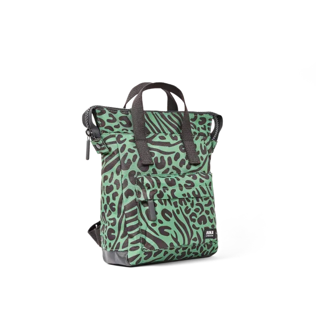 Roka London Bantry rygsæk Small Mixed Animal Artichoke 7,4 liter