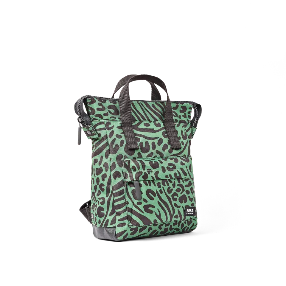Roka London Bantry rygsæk Small Mixed Animal Artichoke 7,4 liter