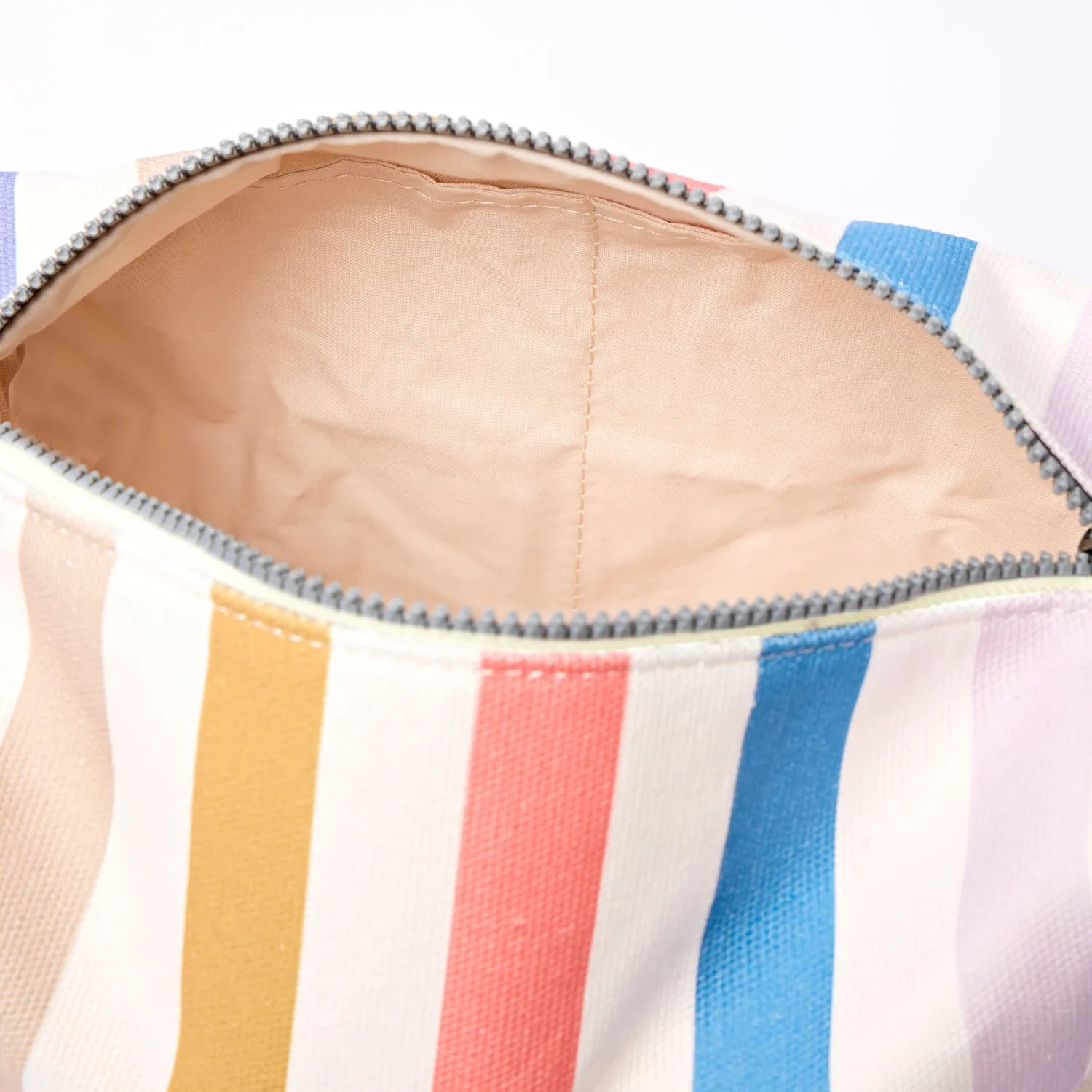 Roka London Maygrove toilettaske Small pastel multi stripe