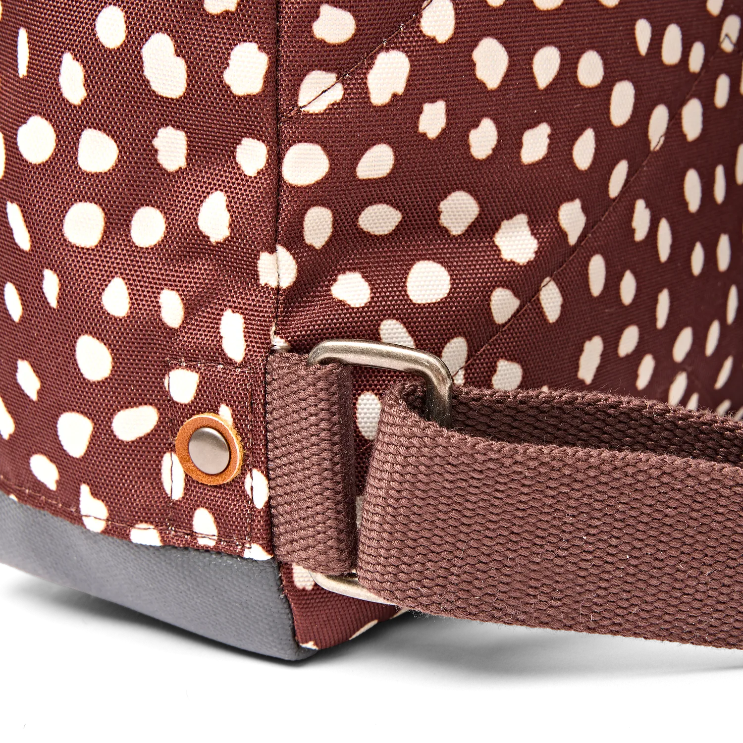 Roka London Bantry rygsæk Small brown dot 7,4 liter