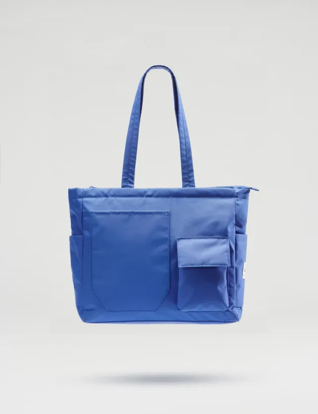Ölend Cosmico tote bag Cobalt blue med lommer