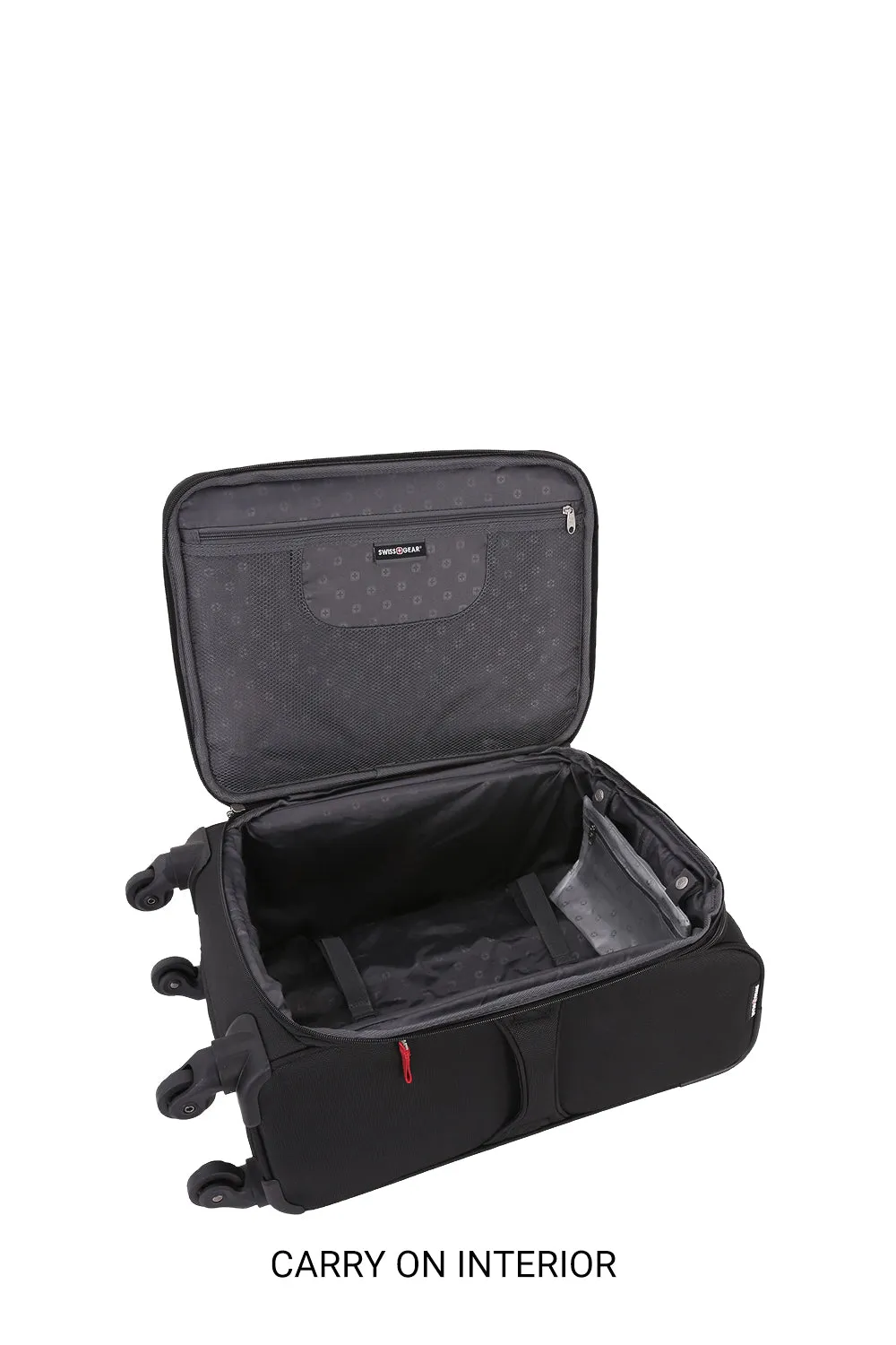 Swissgear 7676 kuffertsæt sort 3 dele udvidelig spinner