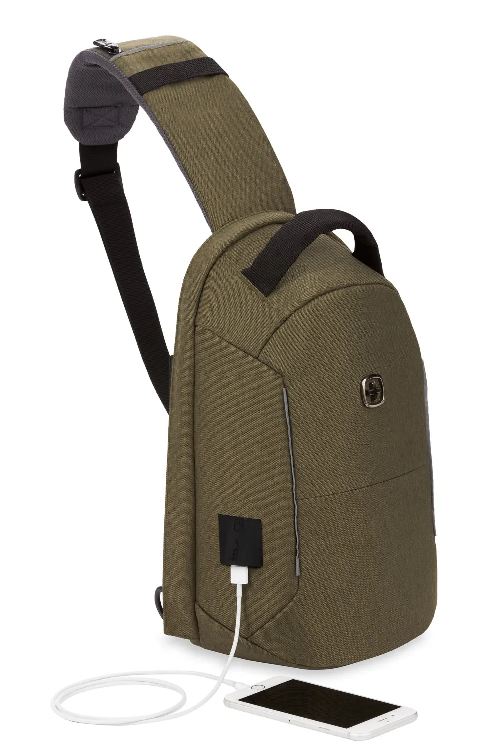 Swissgear 2712 Anti-Theft sling oliven USB