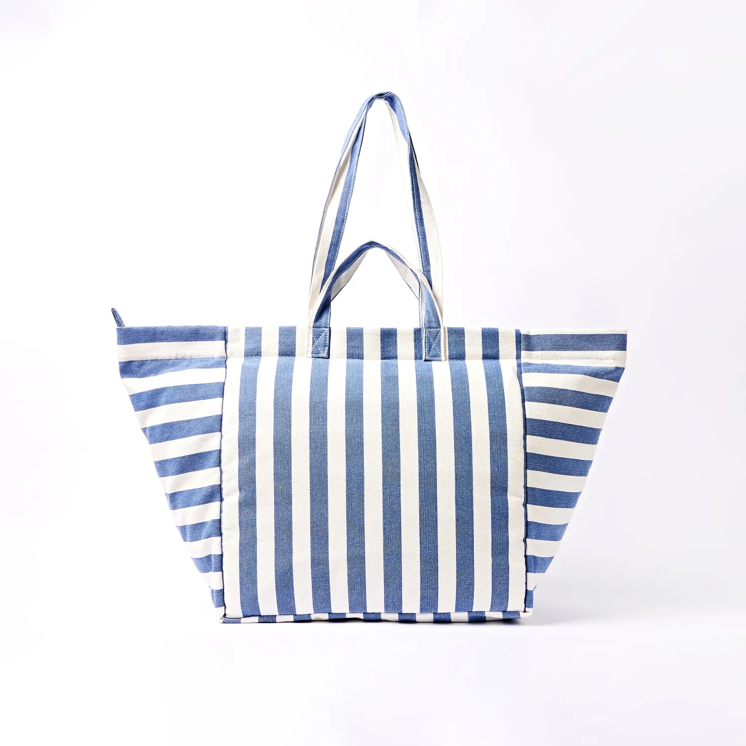 Roka London Marylebone tote Large denimstribet 43 liter