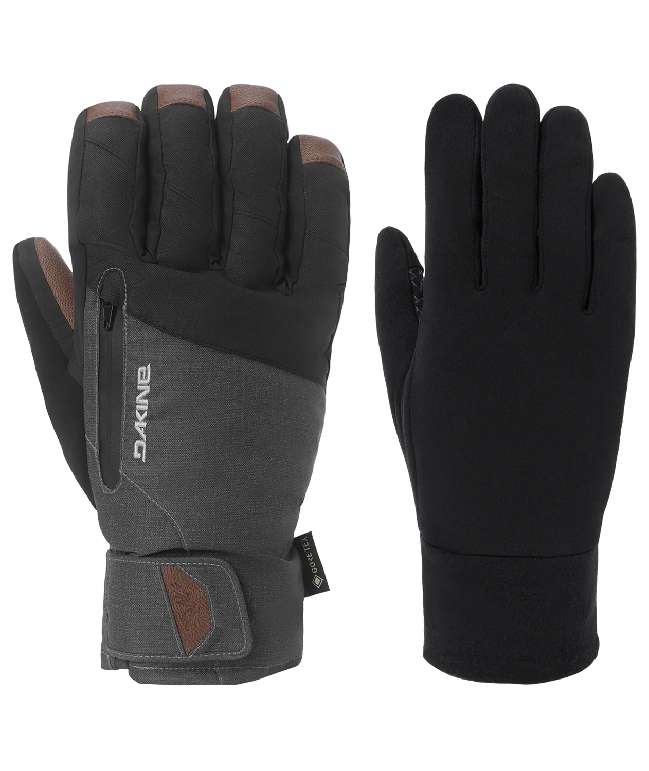 Dakine Titan 2.0 Leather DLX skihandsker grå