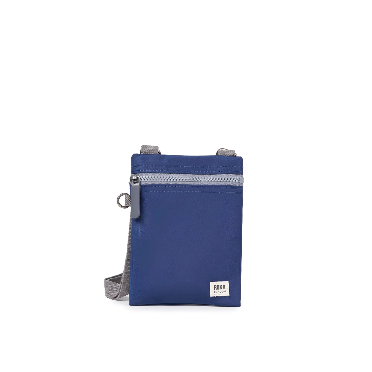 Roka London Chelsea Pocket Sling crossbody taske Crisp Blue XS