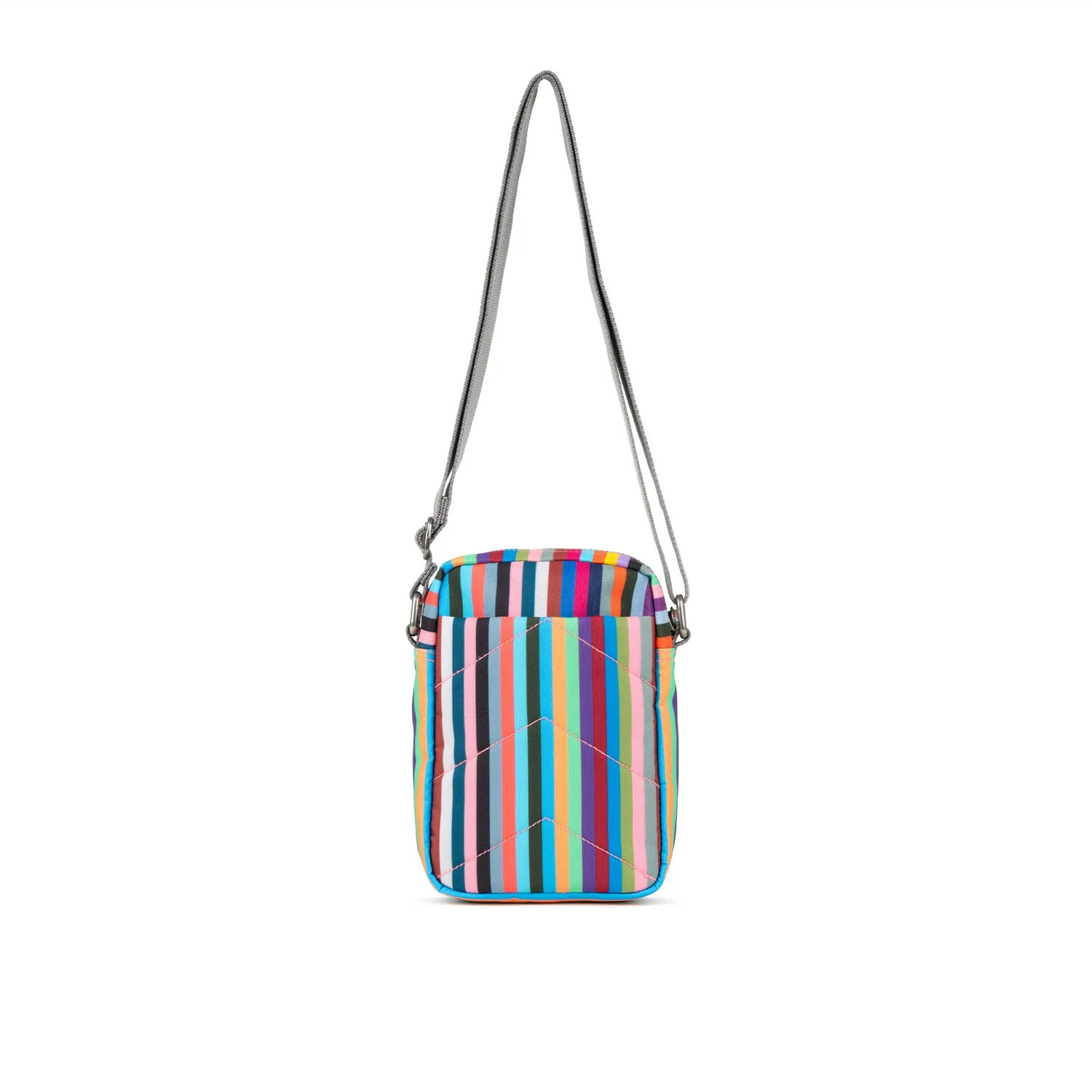 Roka London Bond crossbody taske multi stripe small