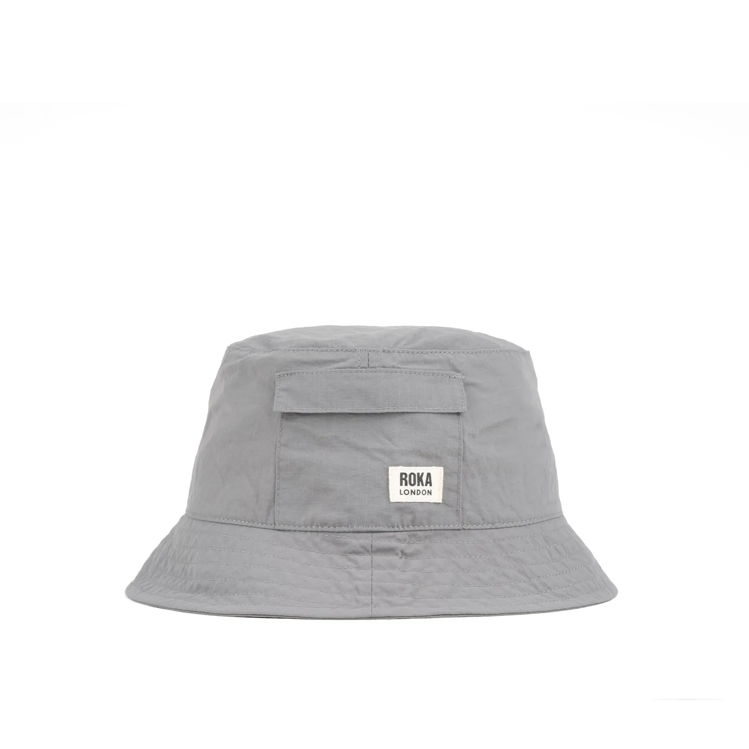 Roka London Bedford Bucket Hat bøllehat Graphite vandtæt