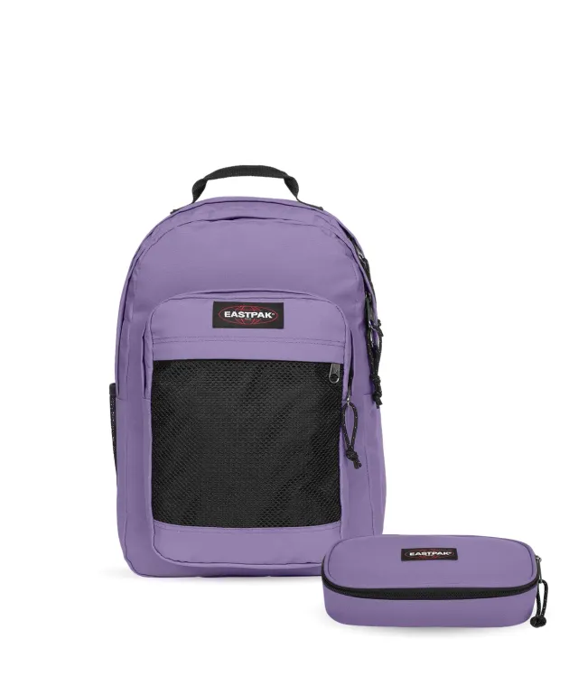 Eastpak Bundle Study Buddy rygsæksæt lilla samlet