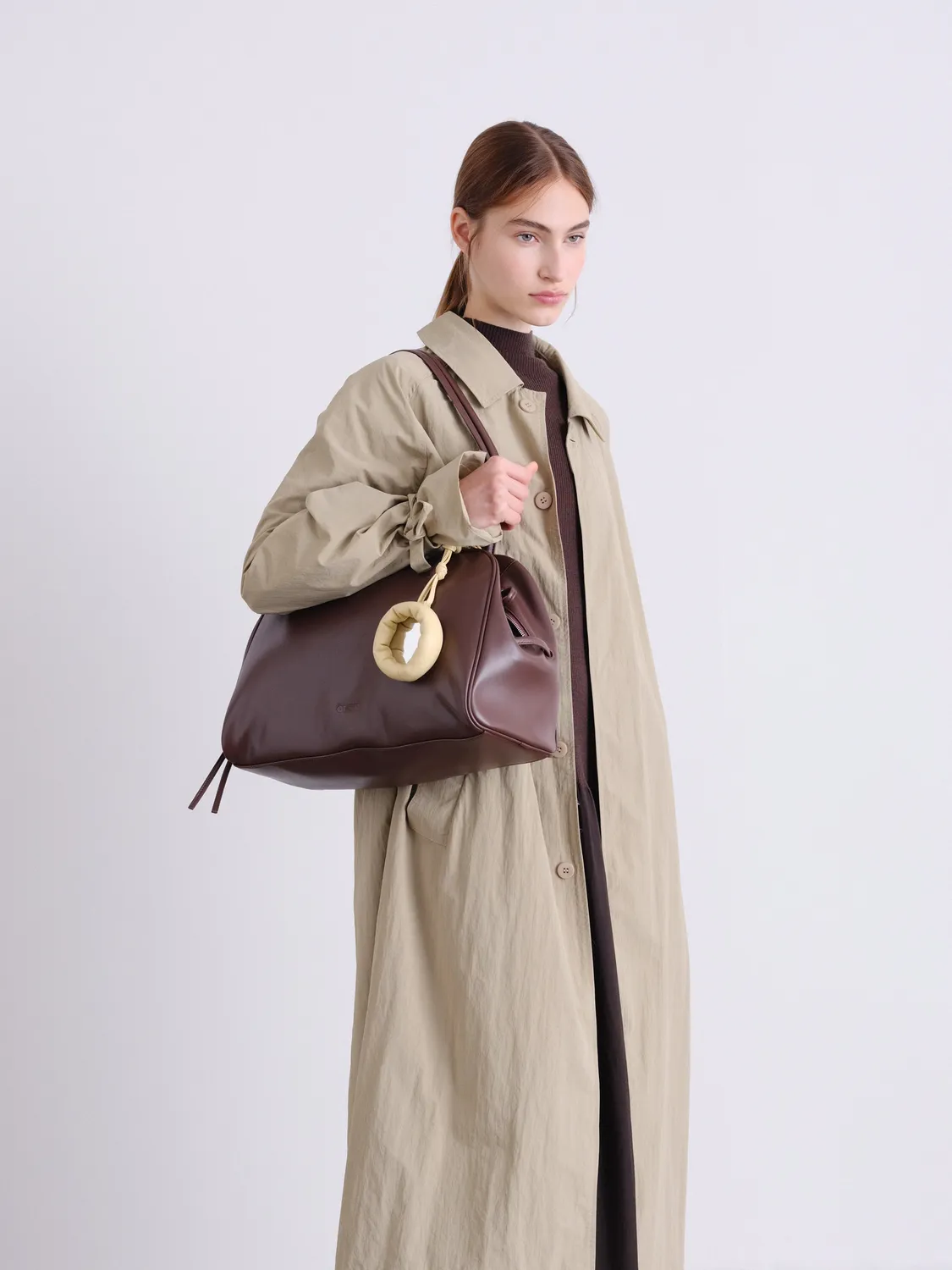 Ölend Padded Mirror Charm kirsebærrød vegansk læder