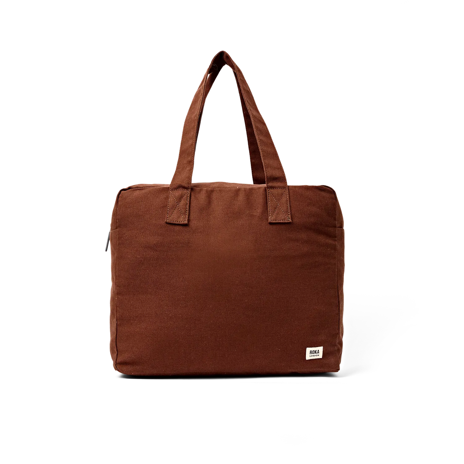 Roka London Sloane skuldertaske Lindt Medium laptop 17 tommer