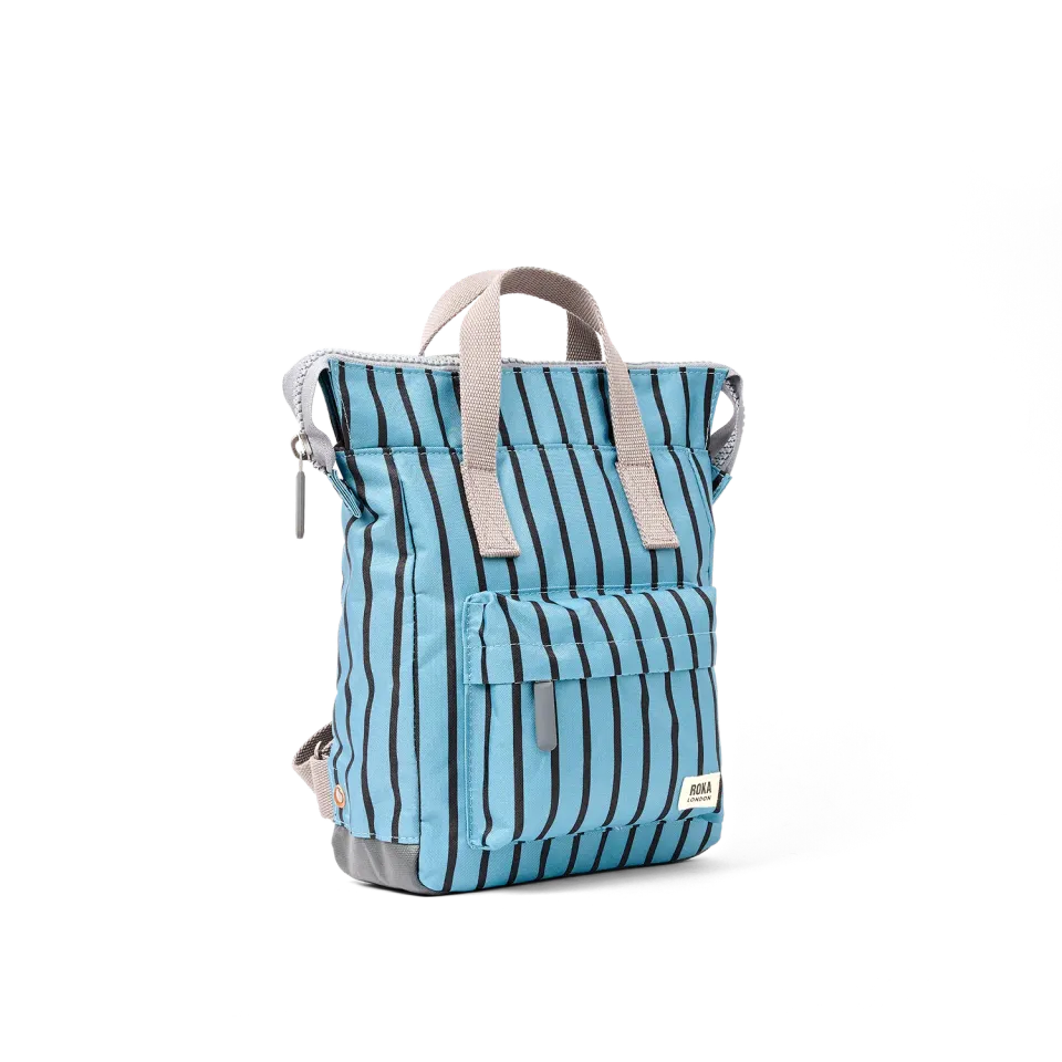 Roka London Bantry rygsæk Small Blue Stripe