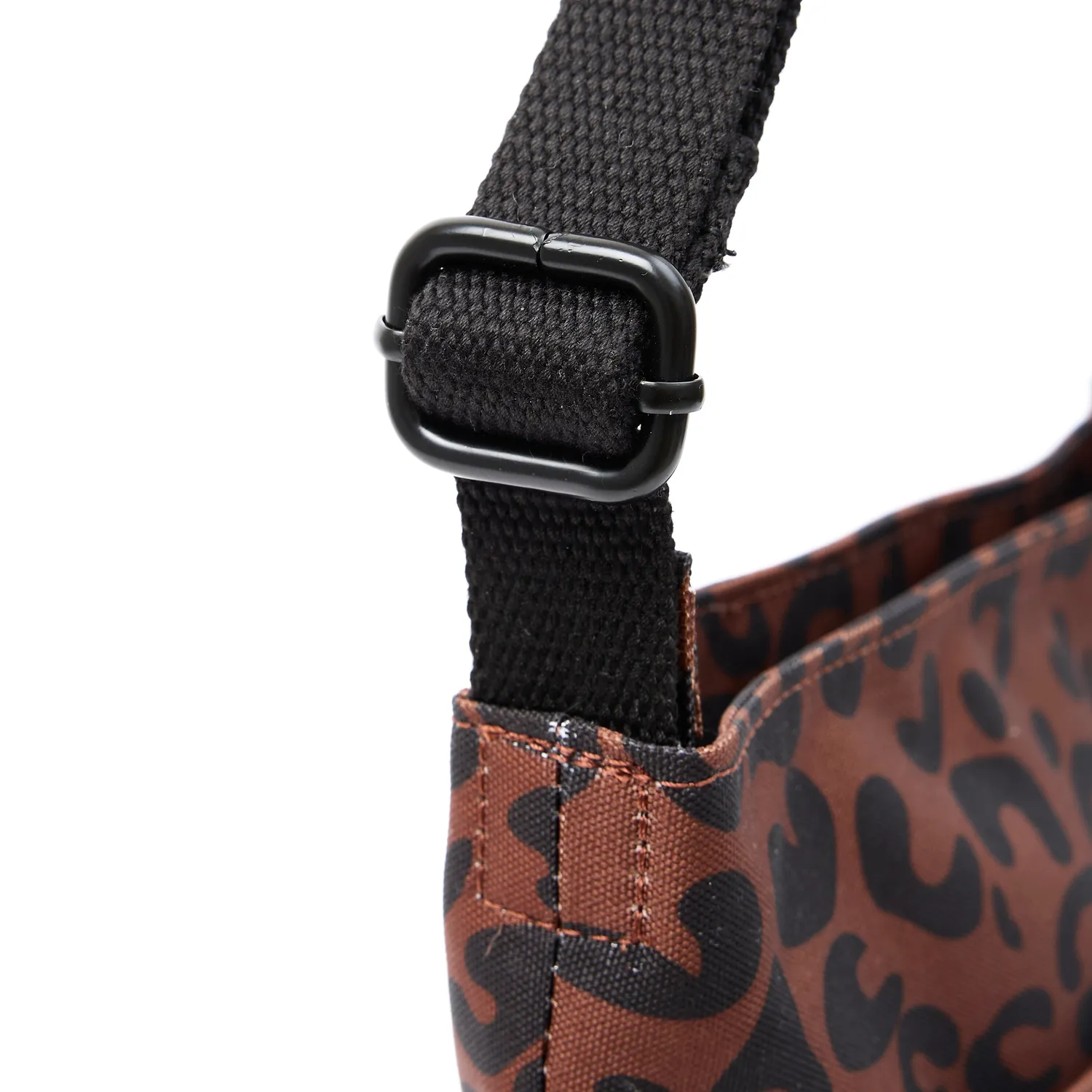 Roka London Kennington crossbody taske Scarlet Leopard
