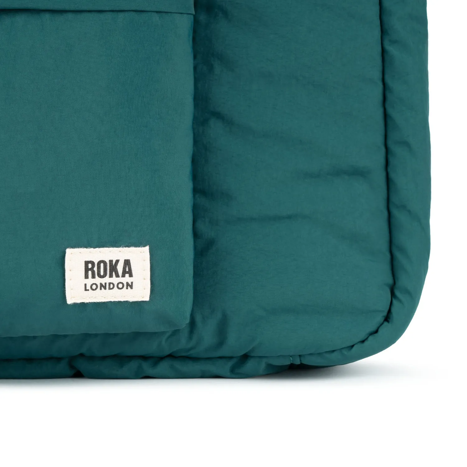 Roka London Belsize Crossbody Medium Teal 14,7 liter