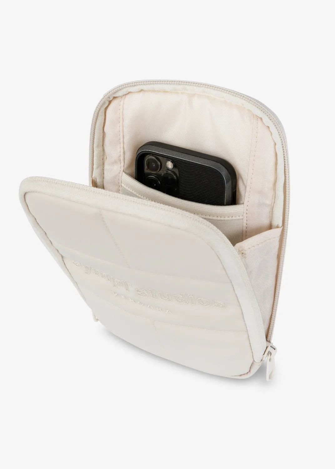 Sympl Vergara crossbody taske creme genbrug防水