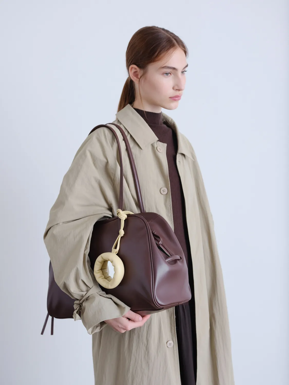 Ölend Padded Mirror Charm kirsebærrød vegansk læder