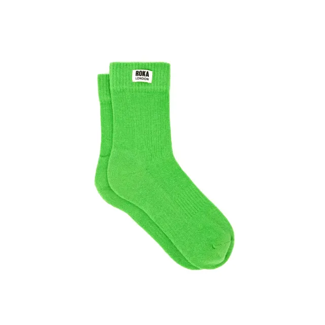 Roka London Wimbledon strømper kvinder online lime crew