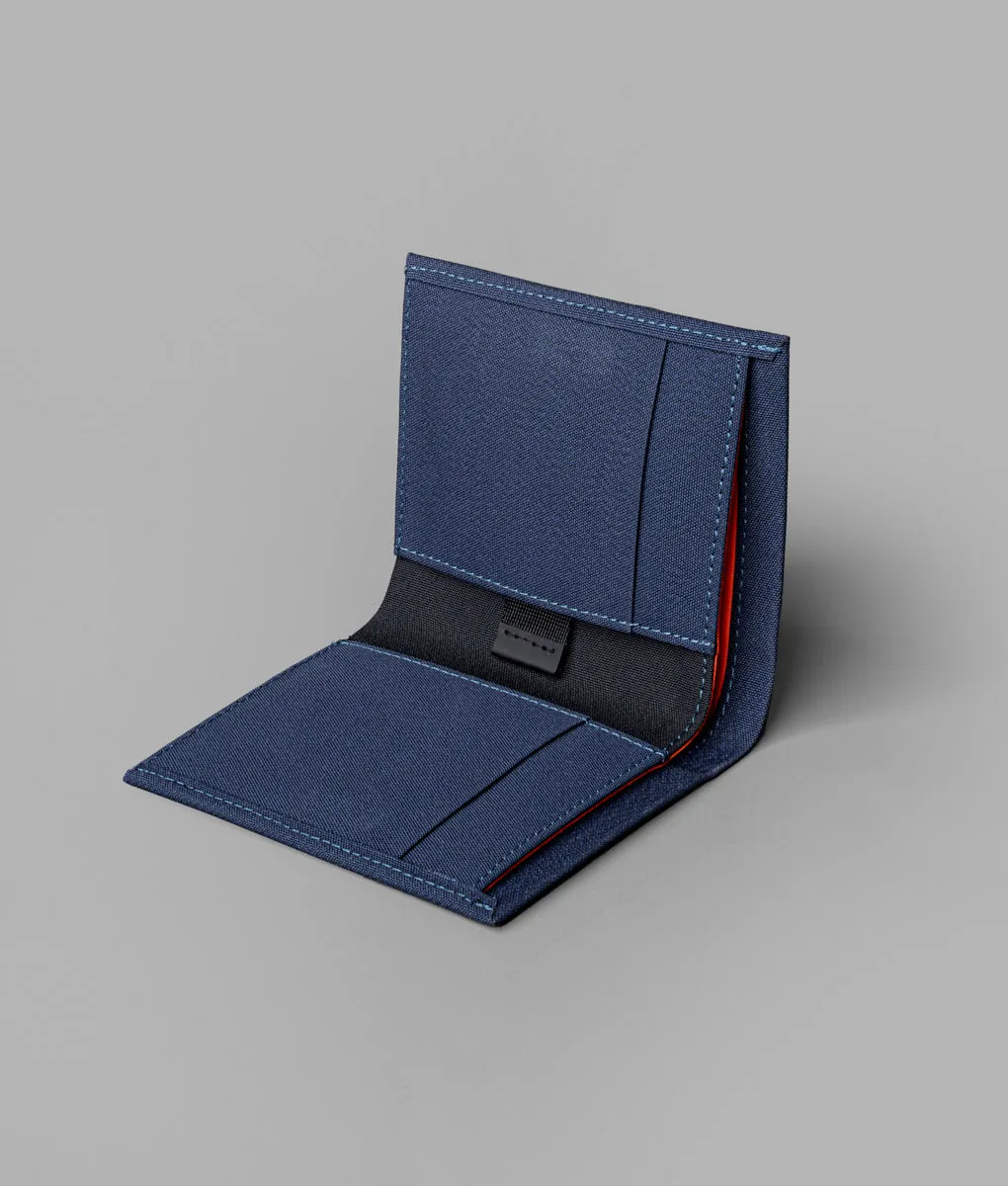 Alpaka ARK Bifold Cash Wallet pung blå Axoflux magnetluk