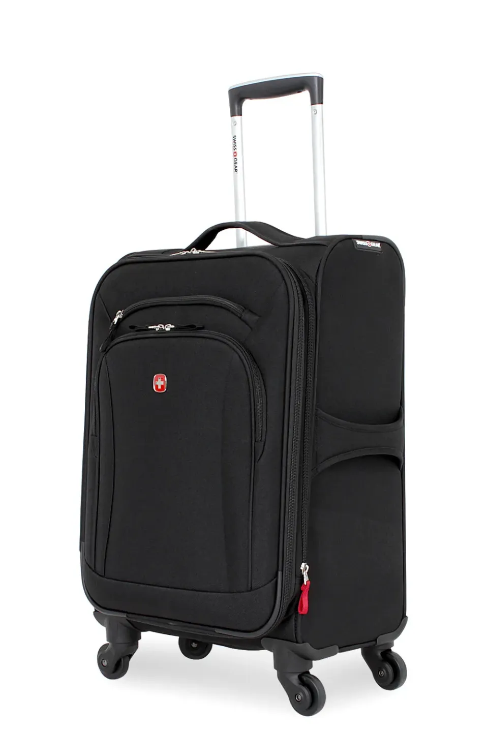 SwissGear 7291 Carry-On Spinner kabinekuffert sort 20" udvidelig