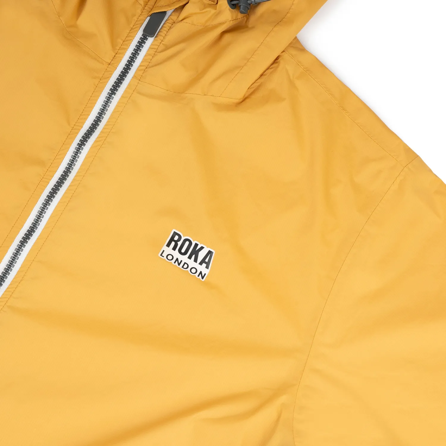 Roka London Holborn Corn regnjakke Small gul