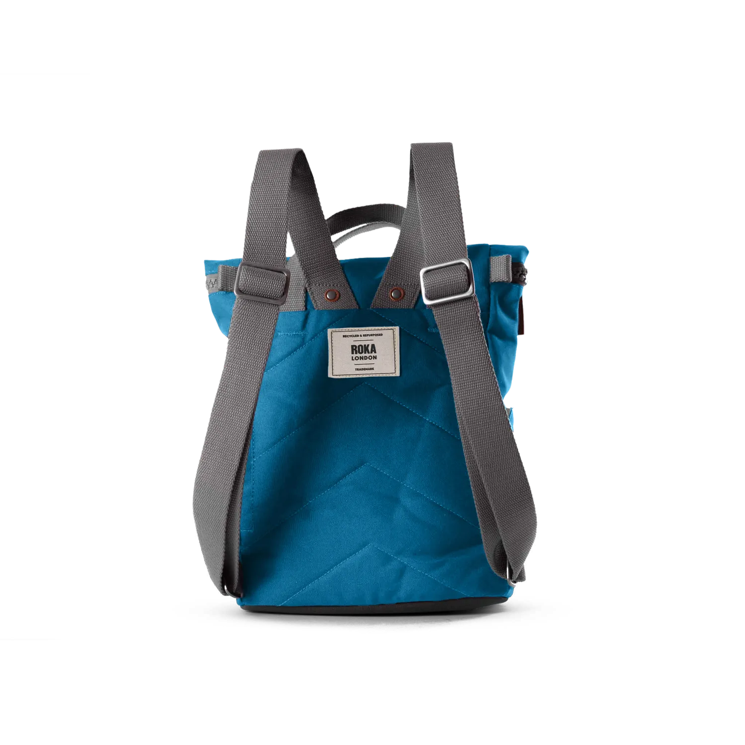 Roka London Finchley rygsæk Marine roll-top